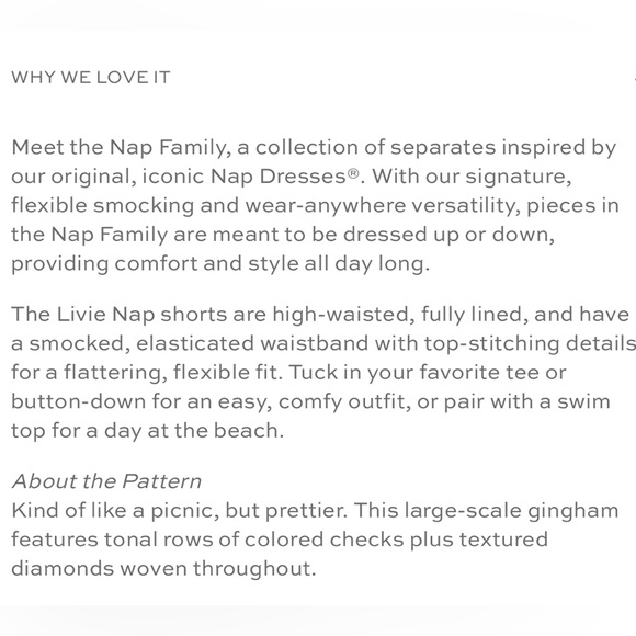 NWT Hill House Livie Shorts Blue Clip Dot Check - Picture 4 of 5